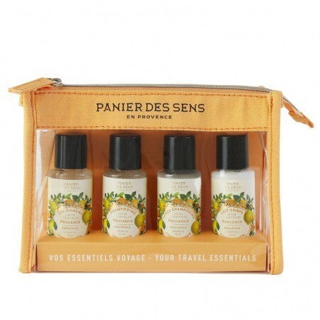 Provence Toiletry Bag Shower Gel, Shampoo and Balm