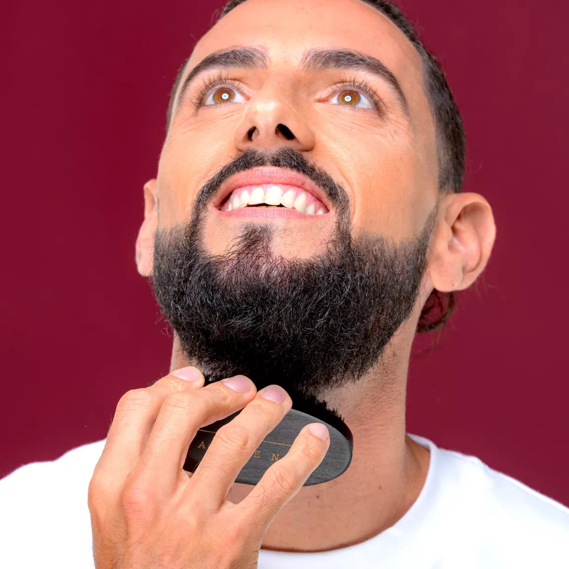 Sapiens Beard Brush - Cherry Wood X Boar Bristles
