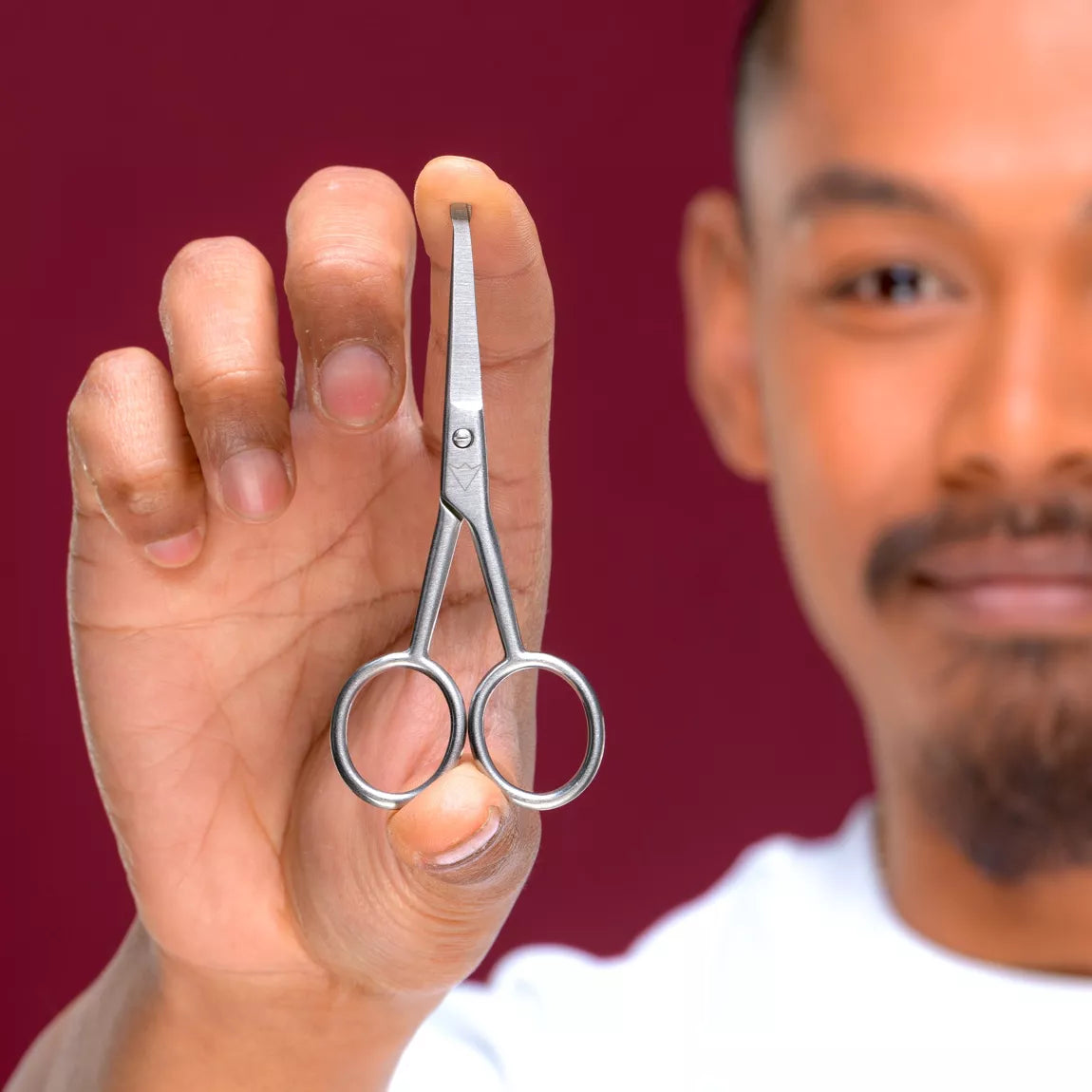 Sapiens Stainless Steel Beard Scissors with Round Ends