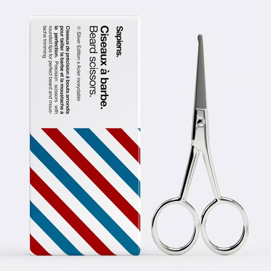 Sapiens Stainless Steel Beard Scissors with Round Ends