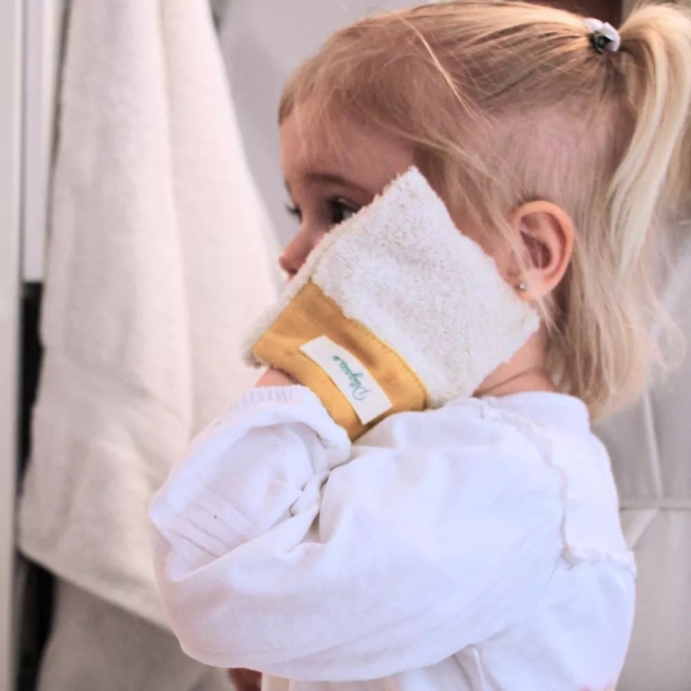 Pitigaïa Trio of Mini Washcloths Made of Organic Cotton