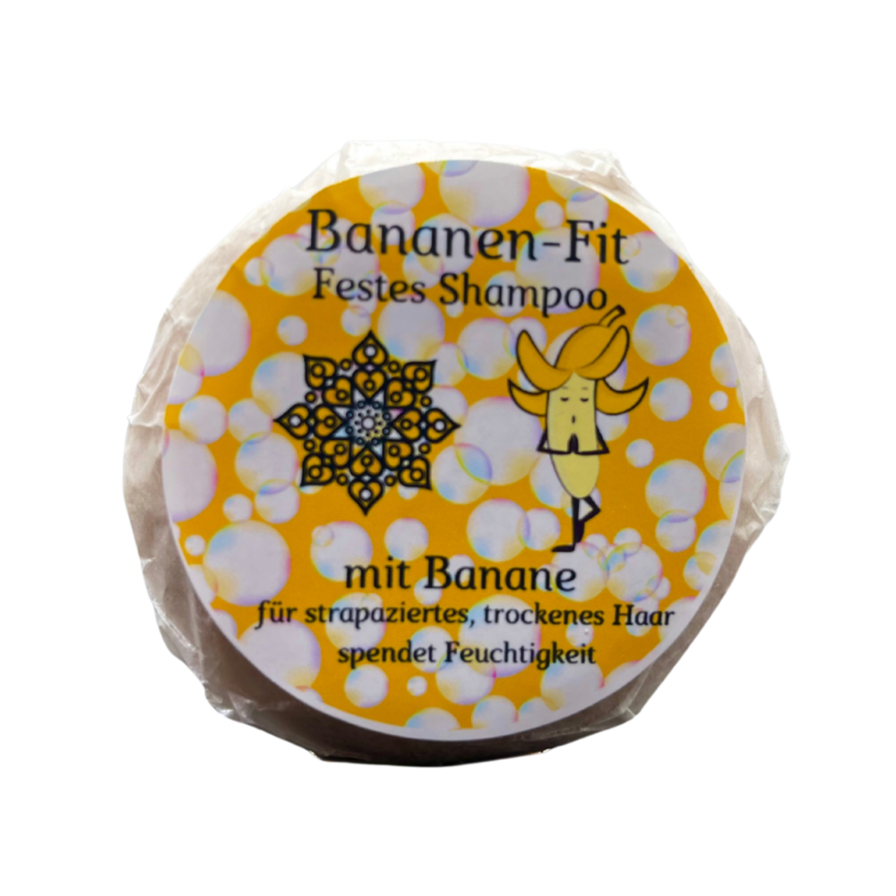 Solid shampoo "Bananas-Fit" for damaged hair 50g