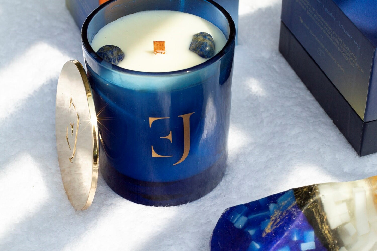 Dubai luxury scented candle Lapiz lasuli