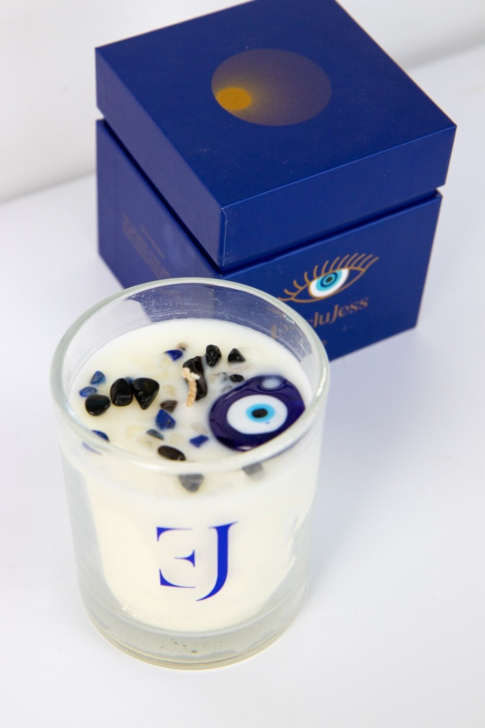 Evil eye scented candle