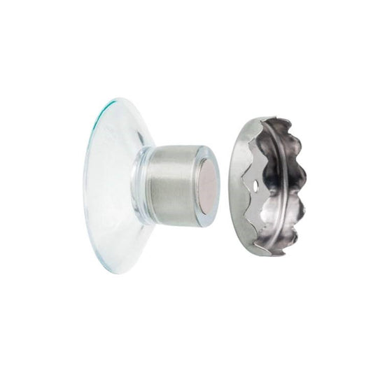 Magnetic soap holder with suction cup
