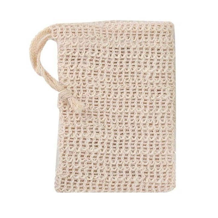 Soap bag made of natural fibers